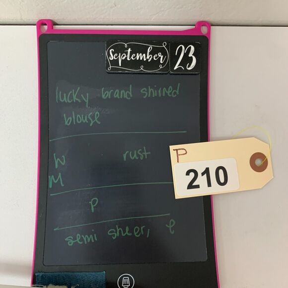 Lucky Brand Blouse Women M Rust Multi Floral Shirred Shoulder V Neck Long Sleeve - Picture 12 of 13